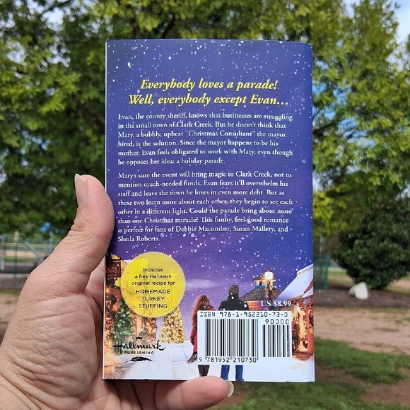 Hallmark Christmas Romance Book with Purple and Yellow Cover - Picture 2 of 3